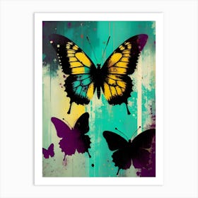 Butterflies In Flight 8 Art Print