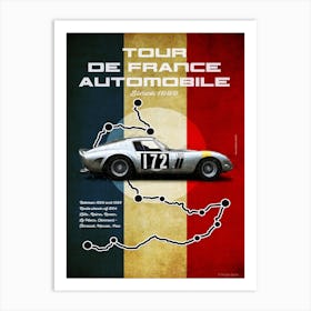 Tour De France Automobile 250GTO Art Print
