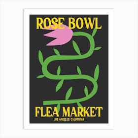 Rosebowl California Art Print