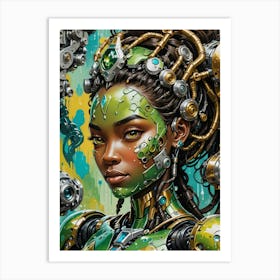 Robot Princess Tiana Art Print