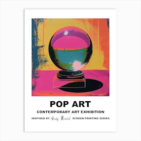 Poster Crystal Ball Pop Art 4 Art Print
