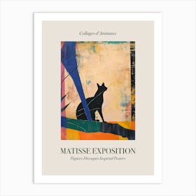 Cat 1 Matisse Inspired Exposition Animals Poster Art Print