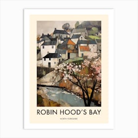 Robin Hood S Bay (North Yorkshire) Painting 1 Travel Poster Art Print