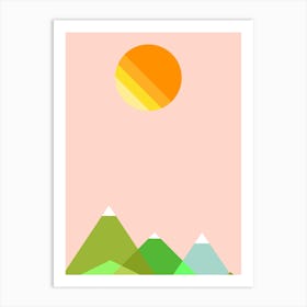 Mountain Landscape Art Print