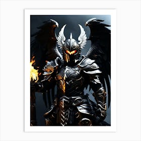 Angel Of Fire 3 Art Print