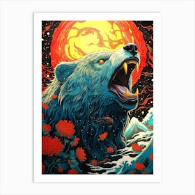 Bear In The Sun Art Print