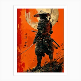 Samurai Warrior Art Print