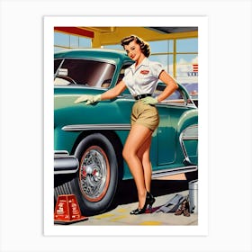 Retro Automotive Reimagined 14 Art Print