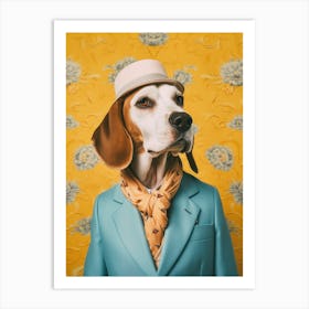 A Beagle Dog 3 Art Print