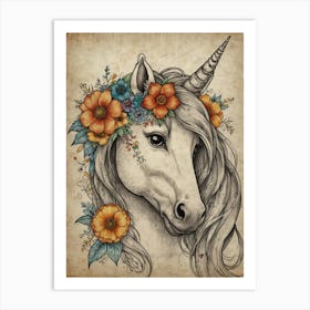 Unicorn 7 Art Print