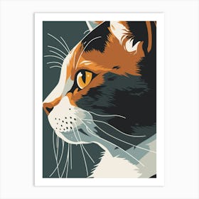 Portrait Of A Cat Art Print