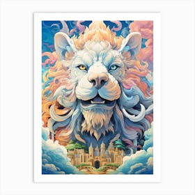 Lion Of The Sky Art Print