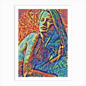 Abstract Painting of Woman Art Print