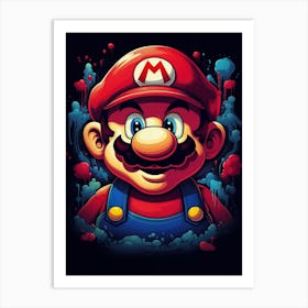 Mario Bros 50 Art Print