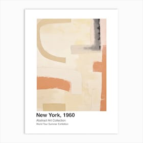 World Tour Exhibition, Abstract Art, New York, 1960 7 Art Print