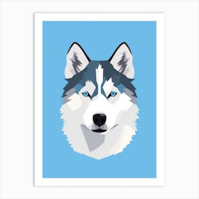 Husky Dog 1 Art Print