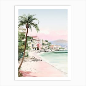 A Sketch Of Himara Albania 2 Art Print