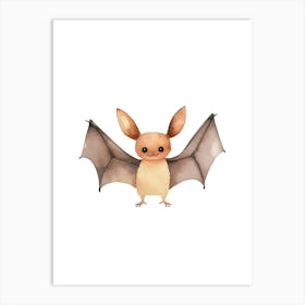 Cute Little Bat Art Print