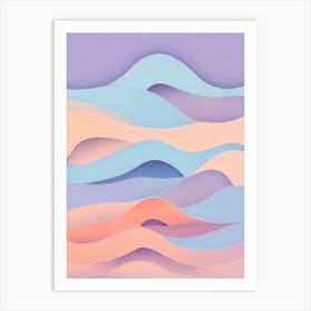 Abstract Watercolor VECTOR ART Art Print