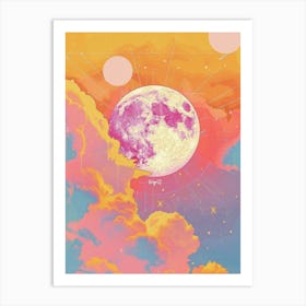 Moon In The Sky 1 Art Print