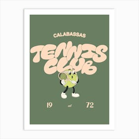 Calabasas Tennis Club Art Print