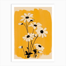 Daisy Flowers 9 Art Print