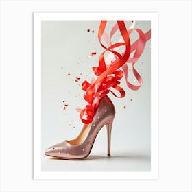 High Heeled Shoe 1 Art Print