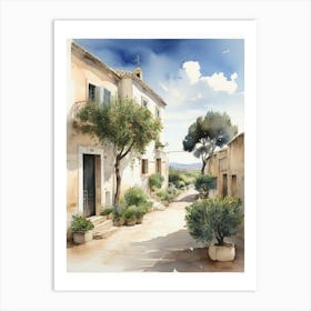 Puglia, Italy with olive trees Art Print