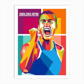 aryna sabalenka wpap Art Print