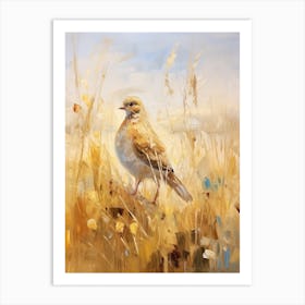 Bird Painting Partridge 4 Art Print