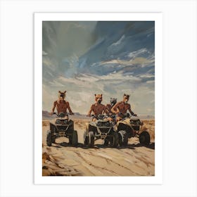 Four Wheelers Of The Apocalypse 1 Fy V Art Print