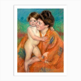 Woman with Baby (ca.1902), Mary Cassatt Art Print