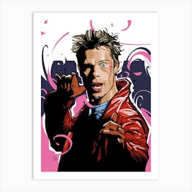 Tyler Durden Fight Club Art Print