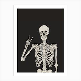 Skeleton Art Print