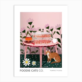 Foodie Cats Co Cat And Jell O 2 Art Print