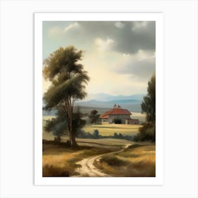 Landscape Painting 11 Art Print