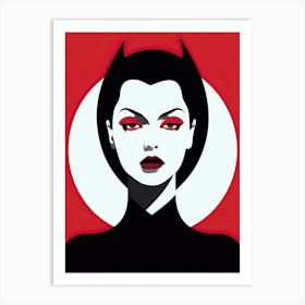 Vampire pop art 4 Art Work Art Print