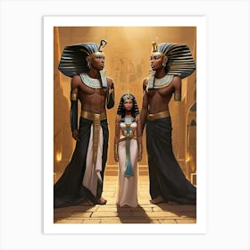 Pharaonic girl 2 Art Print