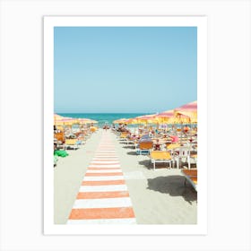 Summer Escape - Le Marche Beach, Italy - Europe Travel Photography Art Print