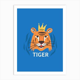 King Tiger Art Print