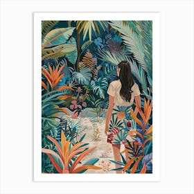 In The Garden Tresco Abbey Gardens United Kingdom 2 Art Print