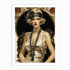 The Flapper Frank Xavier Leyendecker Art Print 0 Art Print