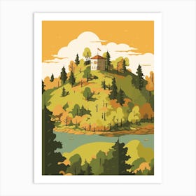 Lithuania 2 Travel Illustration Art Print