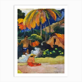 Landscape In Tahiti (1892), Paul Gauguin Art Print