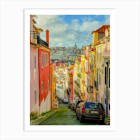 Streets Of Lisbon I in Color Art Print