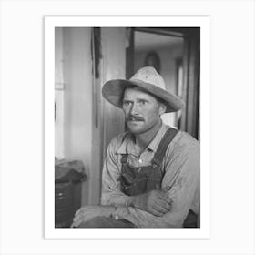 Edwin Gorder, Farmer, Near Montana State Line, Williams County North Dakota By Russell Lee Art Print