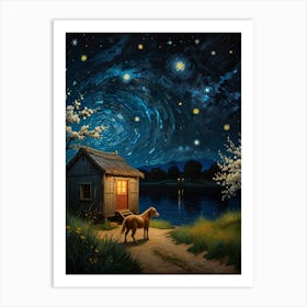 Starry Night 47 Art Print