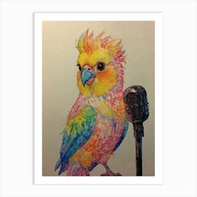 Cockatiel Art Print