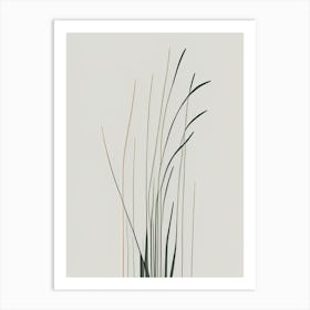 Scouring Rush Wildflower Simplicity Art Print