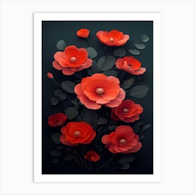 Red Poppies Art Print